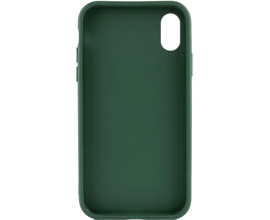 TPU чехол Bonbon Metal Style для Apple iPhone XR (6.1") Зеленый / Army green