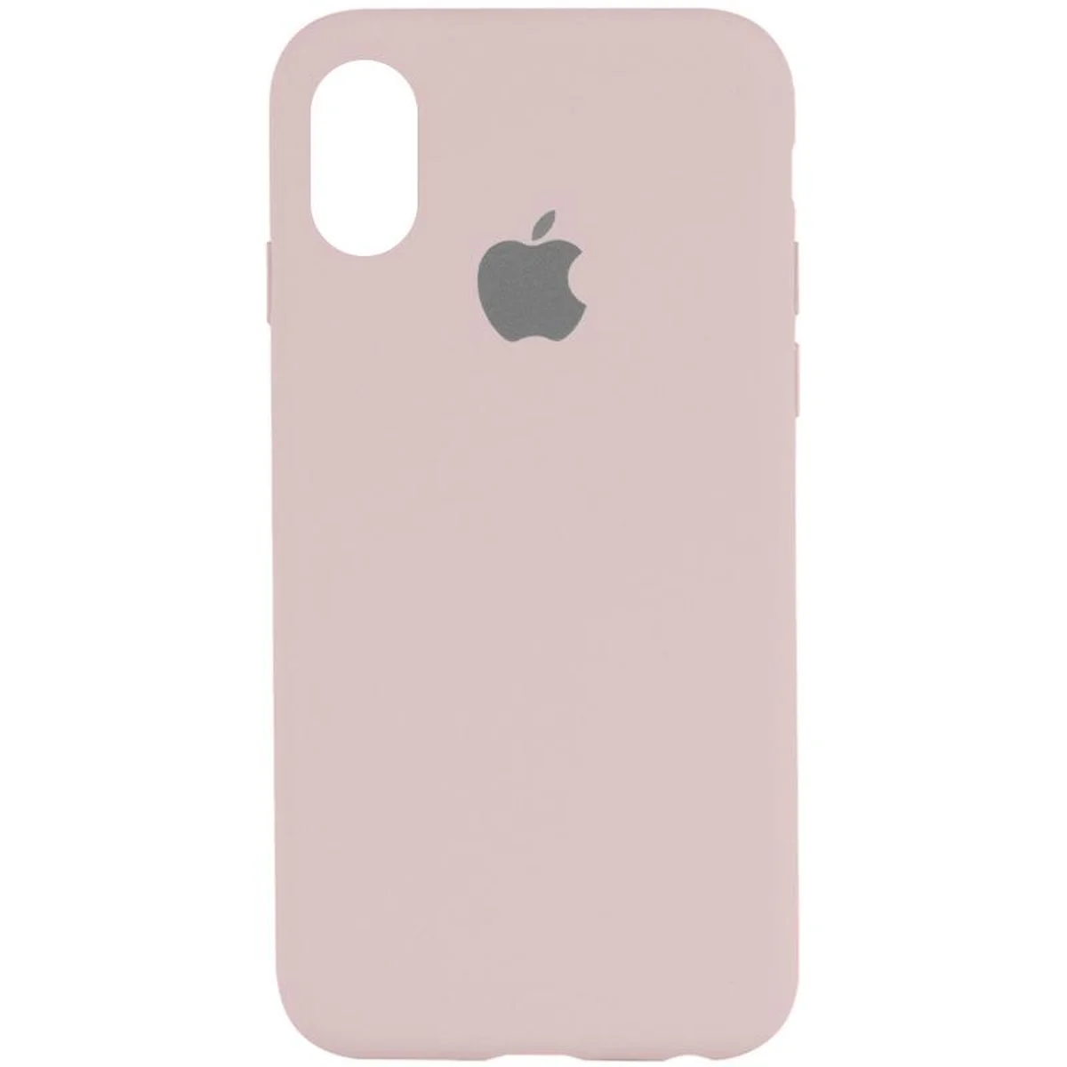 Чехол Silicone Case Full Protective (AA) для Apple iPhone XR (6.1") Розовый / Chalk Pink