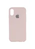 Чохол Silicone Case Full Protective (AA) для Apple iPhone XR (6.1") Рожевий / Chalk Pink