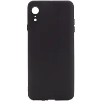 Силіконовий чохол Candy Full Camera для Apple iPhone XR (6.1 ") Чорний / Black