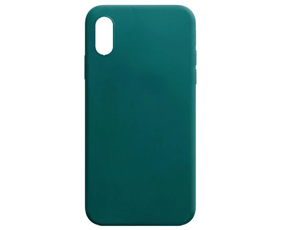 Силиконовый чехол Candy для Apple iPhone XR (6.1") Зеленый / Forest green
