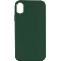 TPU чехол Bonbon Metal Style для Apple iPhone XR (6.1") Зеленый / Army green