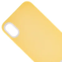 Чехол TPU+PC Bichromatic для Apple iPhone XR (6.1") Creamy-yellow / White