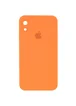 Чехол Silicone Case Square Full Camera Protective (AA) для Apple iPhone XR (6.1") Оранжевый / Papaya