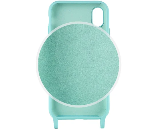 Чехол TPU two straps California для Apple iPhone XR (6.1") Бирюзовый / Marine Green
