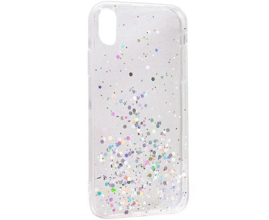 TPU чехол Star Glitter для Apple iPhone XR (6.1") Прозрачный
