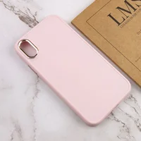 TPU чехол Bonbon Metal Style для Apple iPhone XR (6.1") Розовый / Light pink