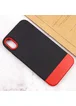 Чехол TPU+PC Bichromatic для Apple iPhone XR (6.1") Black / Red