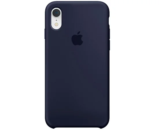 Чехол Silicone Case (AA) для Apple iPhone XR (6.1") Синий / Midnight blue