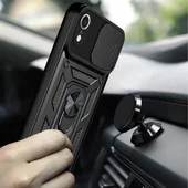 Чехол Ummi Camshield Serge Ring для Apple iPhone XR (6.1") Черный