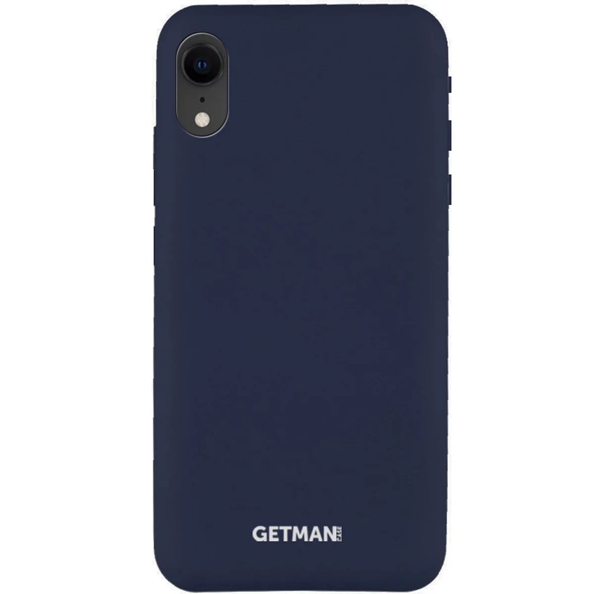 Чехол Silicone Case GETMAN for Magnet для Apple iPhone XR (6.1") Синий / Gray Cobalt