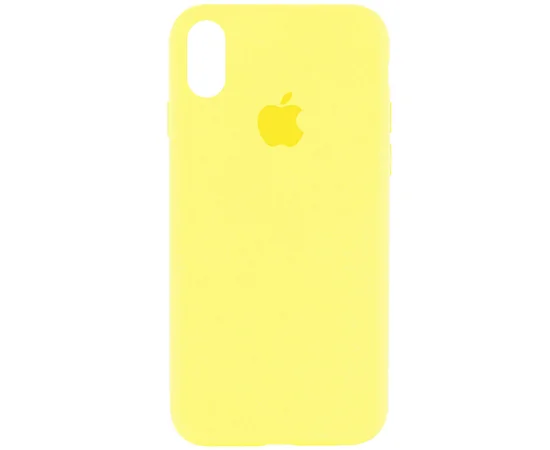 Чехол Silicone Case Full Protective (AA) для Apple iPhone XR (6.1") Желтый / Pollen