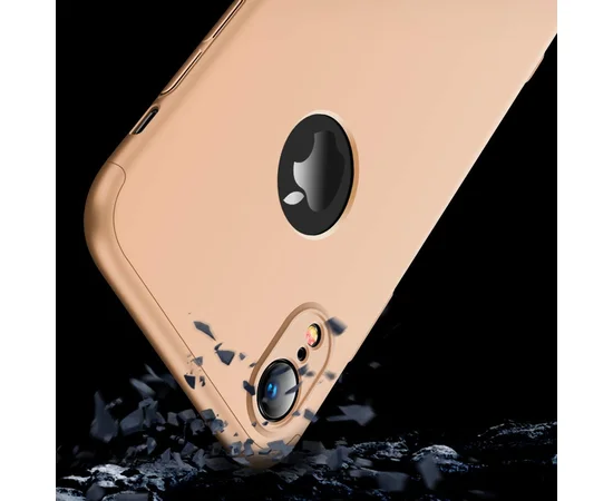 Пластиковая накладка GKK LikGus 360 градусов для Apple iPhone XR (6.1") Золотой