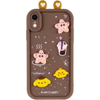 Чехол TPU Toys Case with Ears для Apple iPhone XR (6.1") Brown