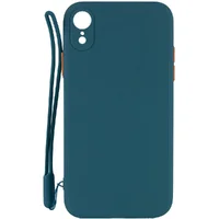 Чехол TPU Square Full Camera для Apple iPhone XR (6.1") Зеленый