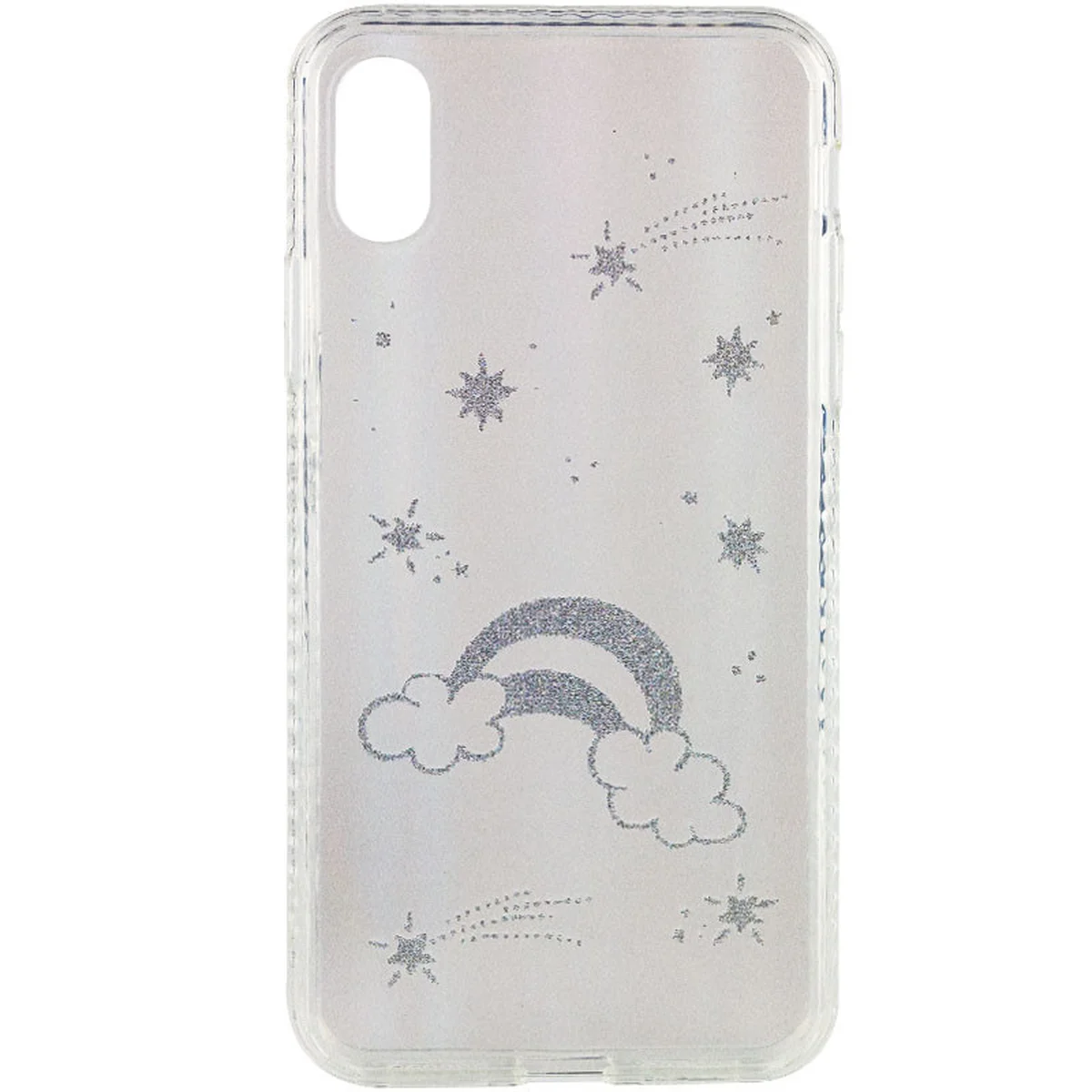 TPU + Glass чохол Aurora Space для Apple iPhone XR (6.1 ") Радуга