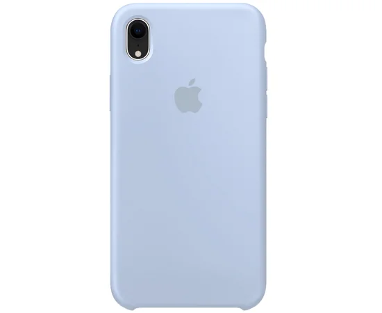 Чехол Silicone Case (AA) для Apple iPhone XR (6.1") Голубой / Mist blue
