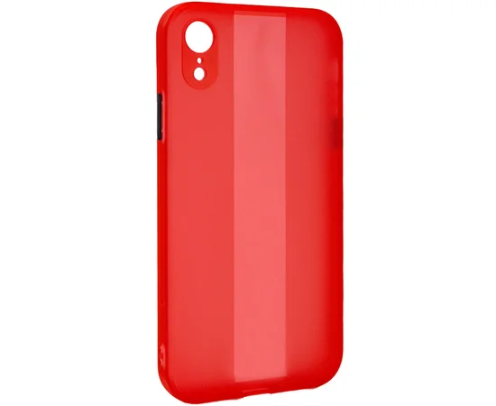 Чехол TPU Glossy Line Full Camera для Apple iPhone XR (6.1") Красный