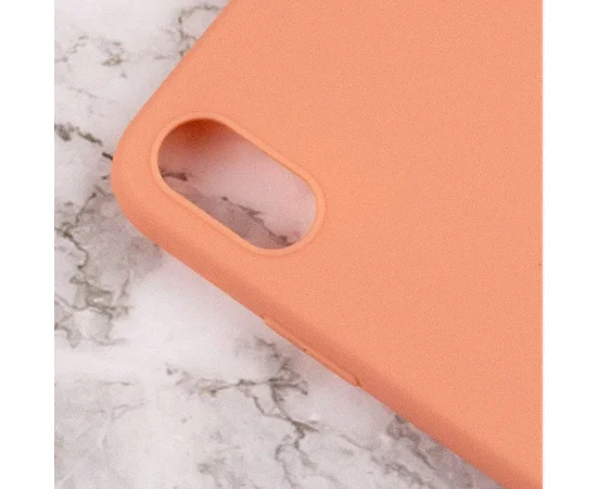 Силиконовый чехол Candy для Apple iPhone XR (6.1") Rose Gold