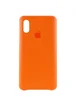 Кожаный чехол AHIMSA PU Leather Case Logo (A) для Apple iPhone XR (6.1") Оранжевый