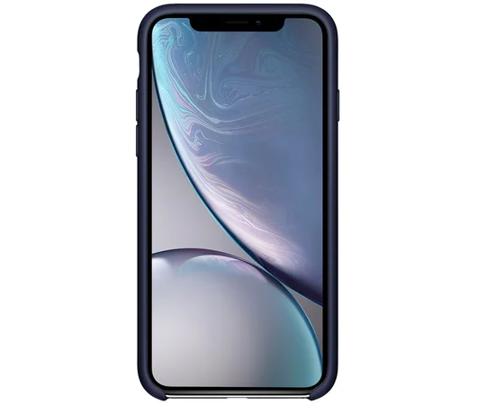 Чехол Silicone Case (AA) для Apple iPhone XR (6.1") Синий / Midnight blue