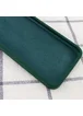 Чехол Silicone Case Square Full Camera Protective (AA) для Apple iPhone XR (6.1") Зеленый / Dark green