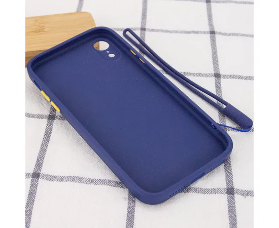 Чехол TPU Square Full Camera для Apple iPhone XR (6.1") Синий