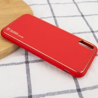Кожаный чехол Xshield для Apple iPhone XR (6.1") Красный / Red