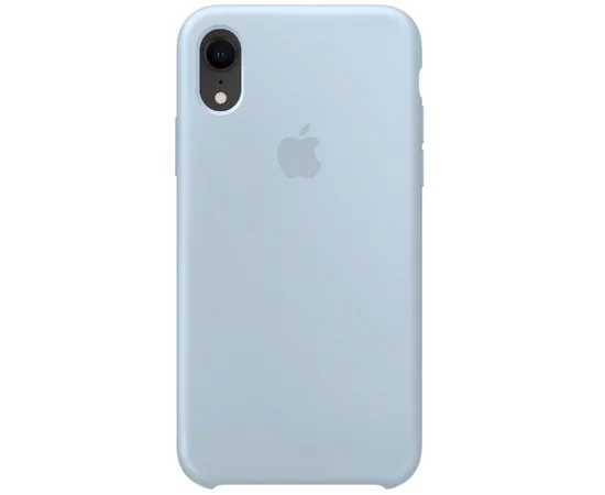Чехол Silicone Case (AA) для Apple iPhone XR (6.1") Серый / Mist Blue