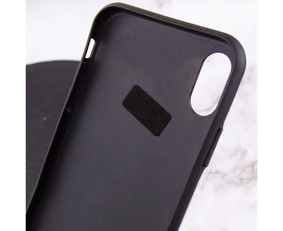 Чехол Funny Holder с цветным ремешком для Apple iPhone XR (6.1") Желтый / Фиолетовый