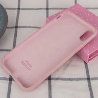 Чехол Silicone Case Full Protective (AA) для Apple iPhone XR (6.1") Розовый / Pink Sand