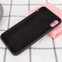 Чехол Silicone Case Full Protective (AA) для Apple iPhone XR (6.1") Черный / Black