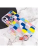 TPU+PC чехол Colorspot с ремешком-цепью для Apple iPhone XR (6.1") Dots