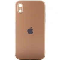 TPU+Glass чехол Matte Candy Full camera для Apple iPhone XR (6.1") Золотой