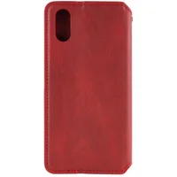 Кожаный чехол-книжка GETMAN Cubic (PU) для Apple iPhone XR (6.1") Красный