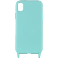 Чехол TPU two straps California для Apple iPhone XR (6.1") Бирюзовый / Marine Green