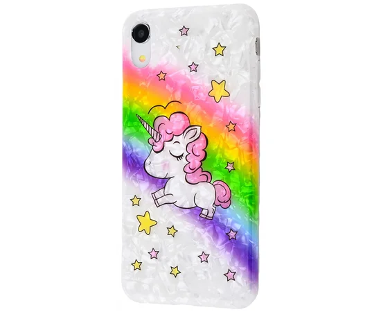TPU чехол Dream Unicorn для Apple iPhone XR (6.1") Единорог розовый