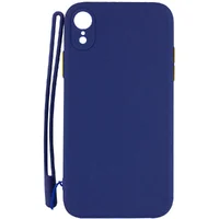 Чехол TPU Square Full Camera для Apple iPhone XR (6.1") Синий