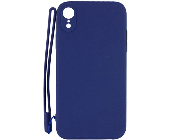Чехол TPU Square Full Camera для Apple iPhone XR (6.1") Синий