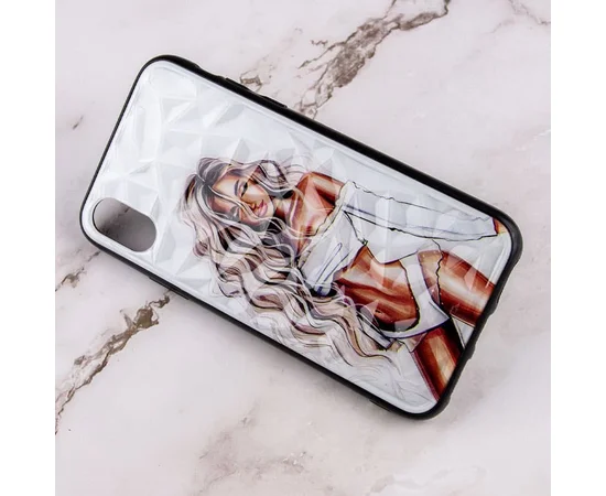TPU+PC чохол Prisma Ladies для Apple iPhone XR (6.1") White