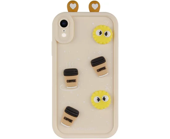 Чехол TPU Toys Case with Ears для Apple iPhone XR (6.1") Sand