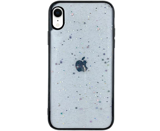 TPU+PC чехол Shiny Stars для Apple iPhone XR (6.1") Черный