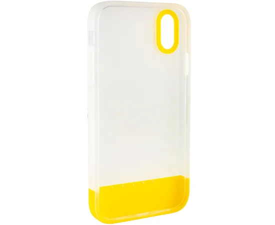 Чехол TPU+PC Bichromatic для Apple iPhone XR (6.1") Matte / Yellow