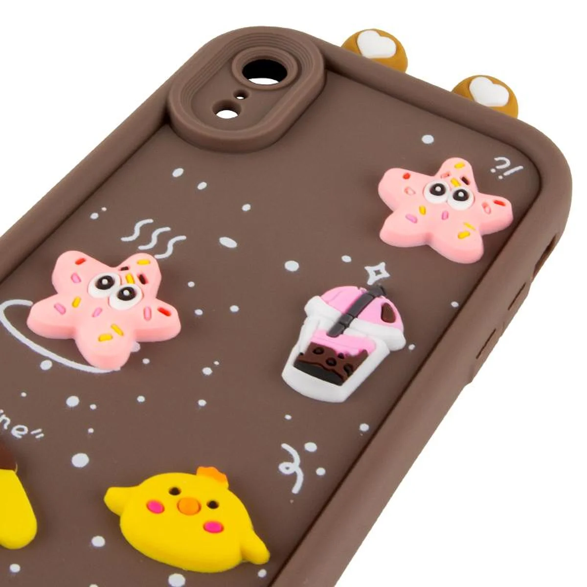 Чехол TPU Toys Case with Ears для Apple iPhone XR (6.1") Brown