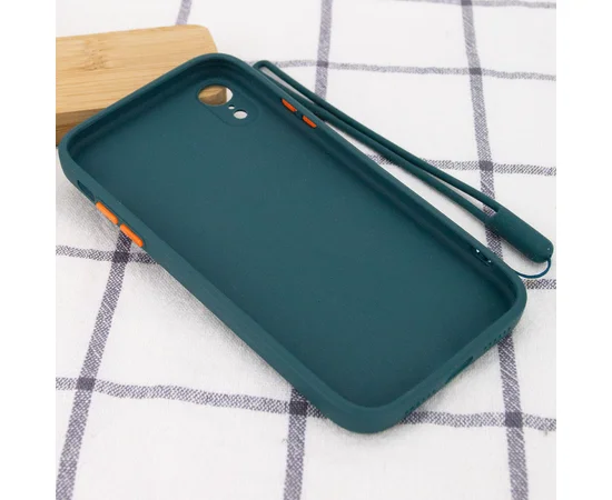 Чехол TPU Square Full Camera для Apple iPhone XR (6.1") Зеленый