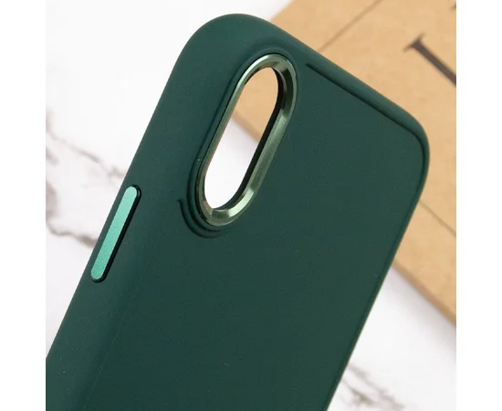 TPU чехол Bonbon Metal Style для Apple iPhone XR (6.1") Зеленый / Pine green