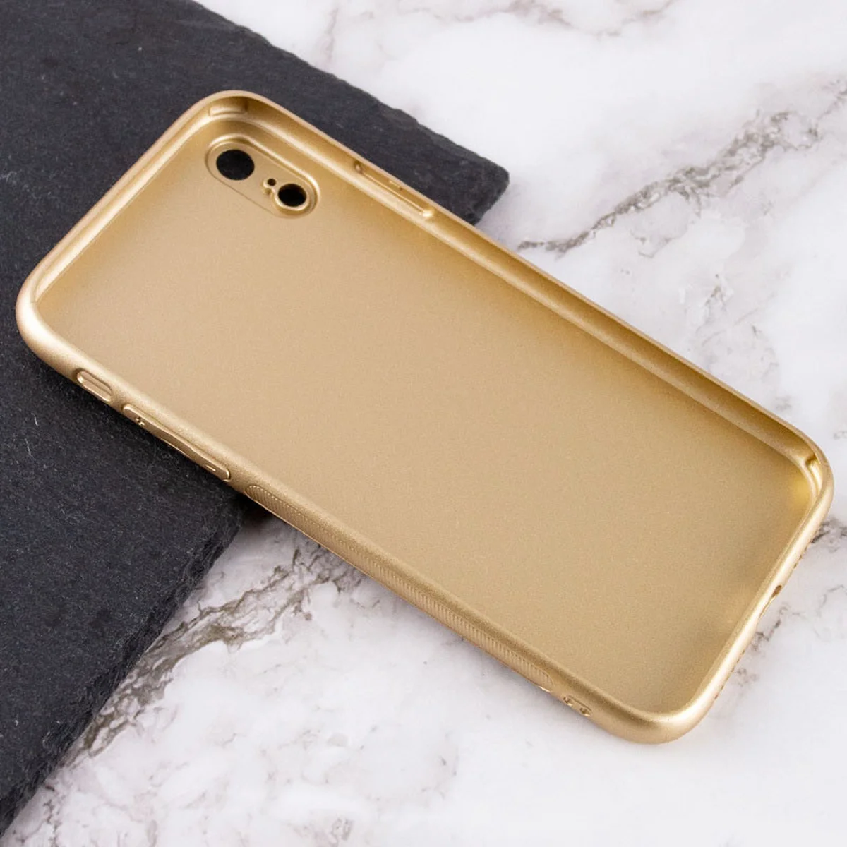 TPU+Glass чехол Matte Candy Full camera для Apple iPhone XR (6.1") Золотой