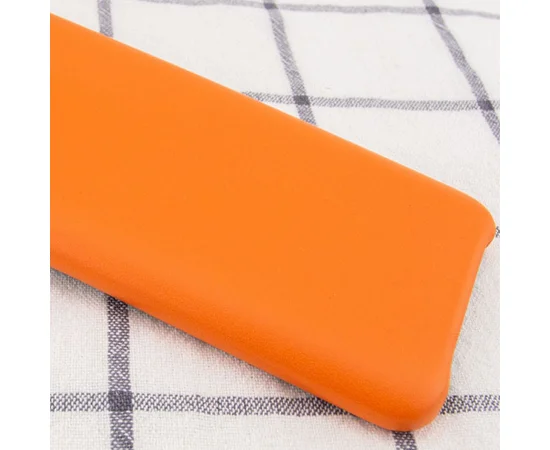 Кожаный чехол AHIMSA PU Leather Case (A) для Apple iPhone XR (6.1") Оранжевый