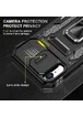 Ударопрочный чехол Camshield Army Ring для Apple iPhone XR (6.1") Черный / Black