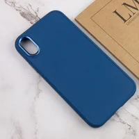 TPU чехол Bonbon Metal Style для Apple iPhone XR (6.1") Синий / Denim Blue